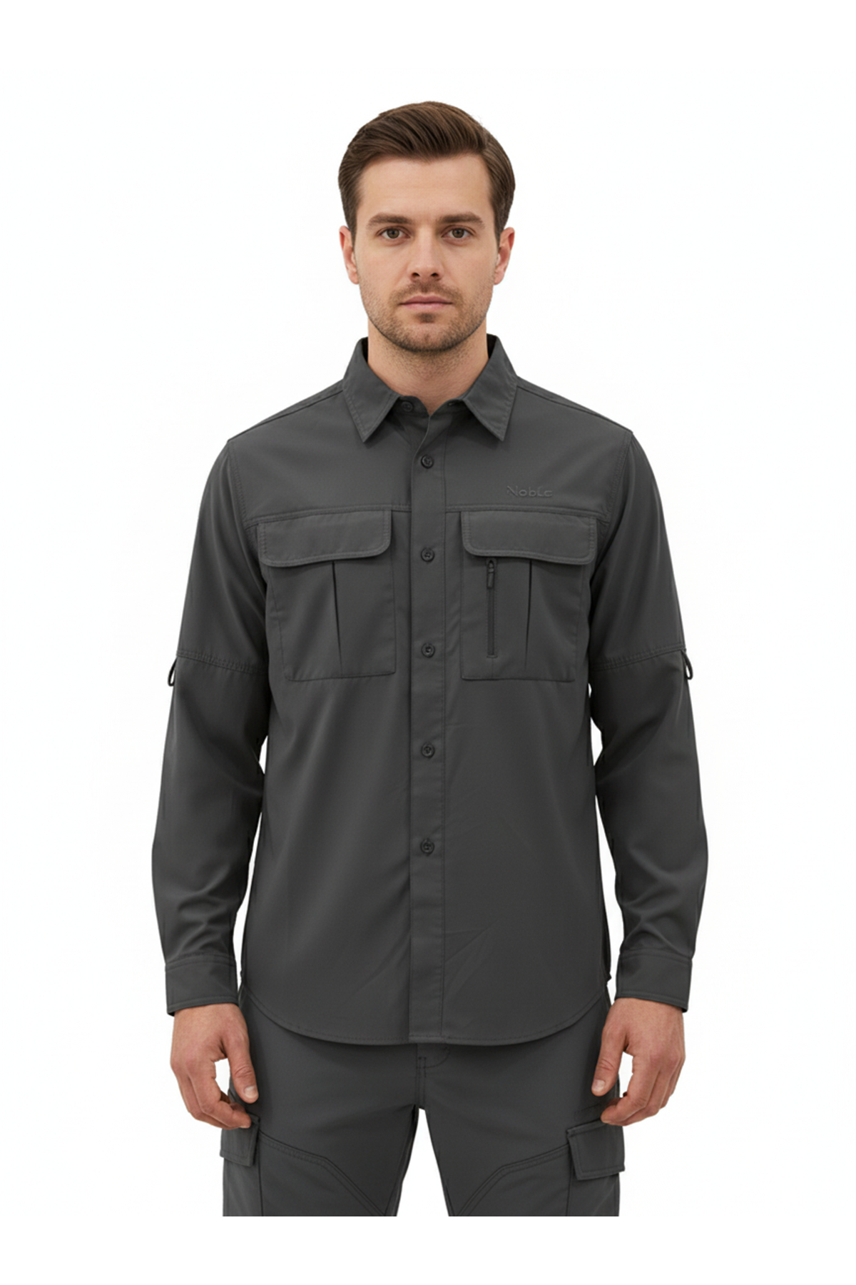 Noble Napoli Playoff Gömlek Antrasit