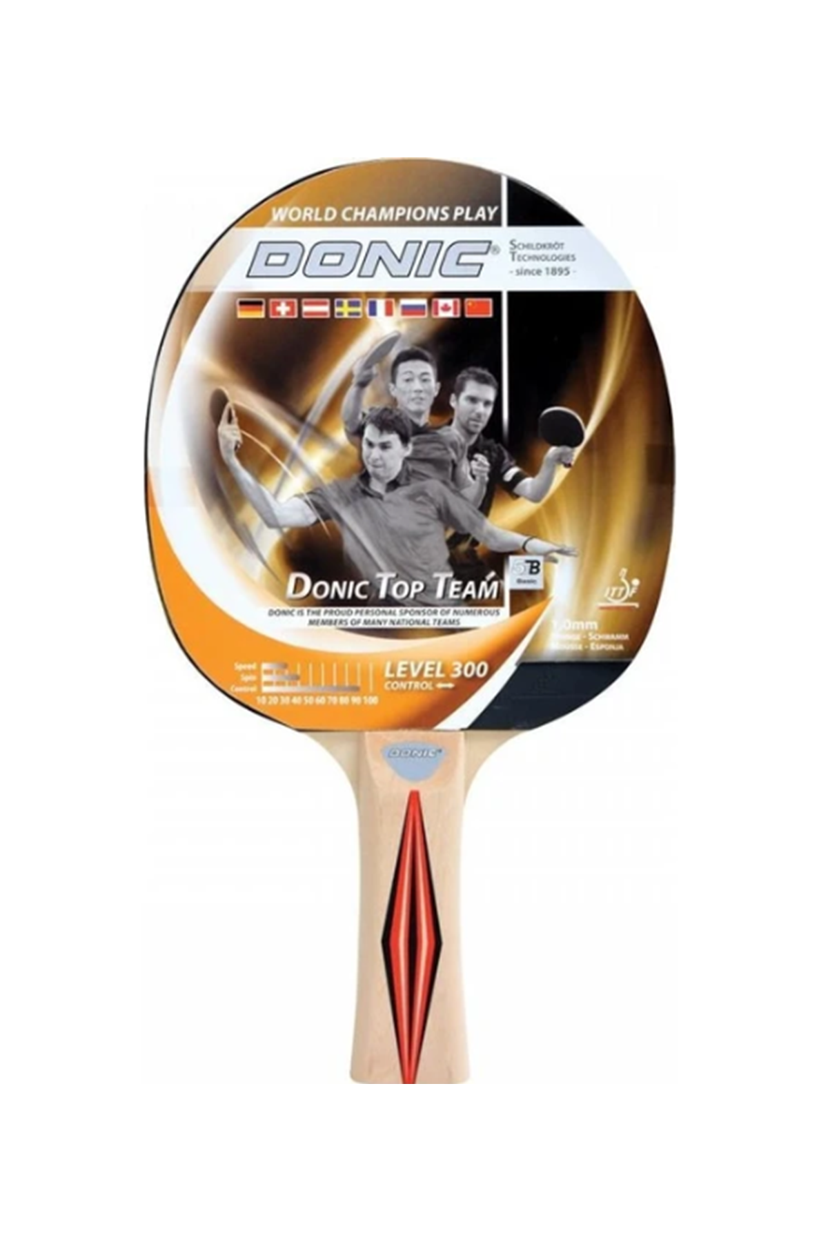 Donıc Top Playoff Team 300 Raket Kırmızı/Siyah