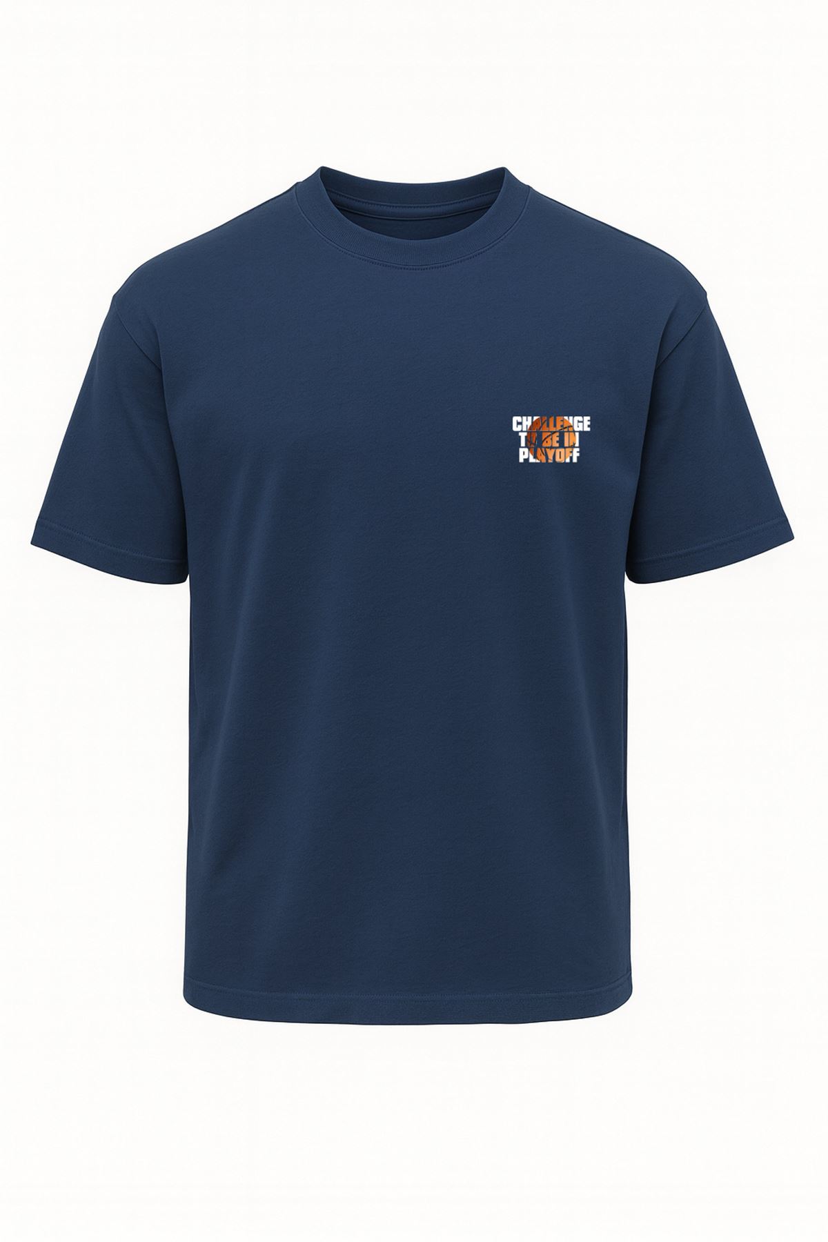 Playoff Basketbol T-Shirt Mavi