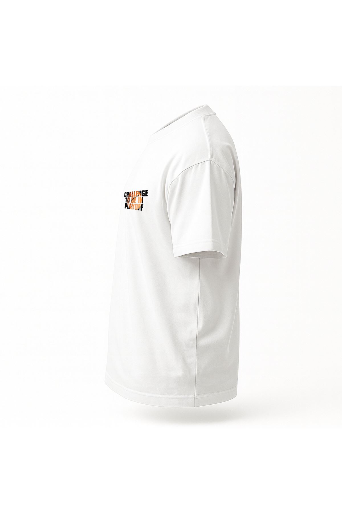 Playoff Basketbol T-Shirt Beyaz