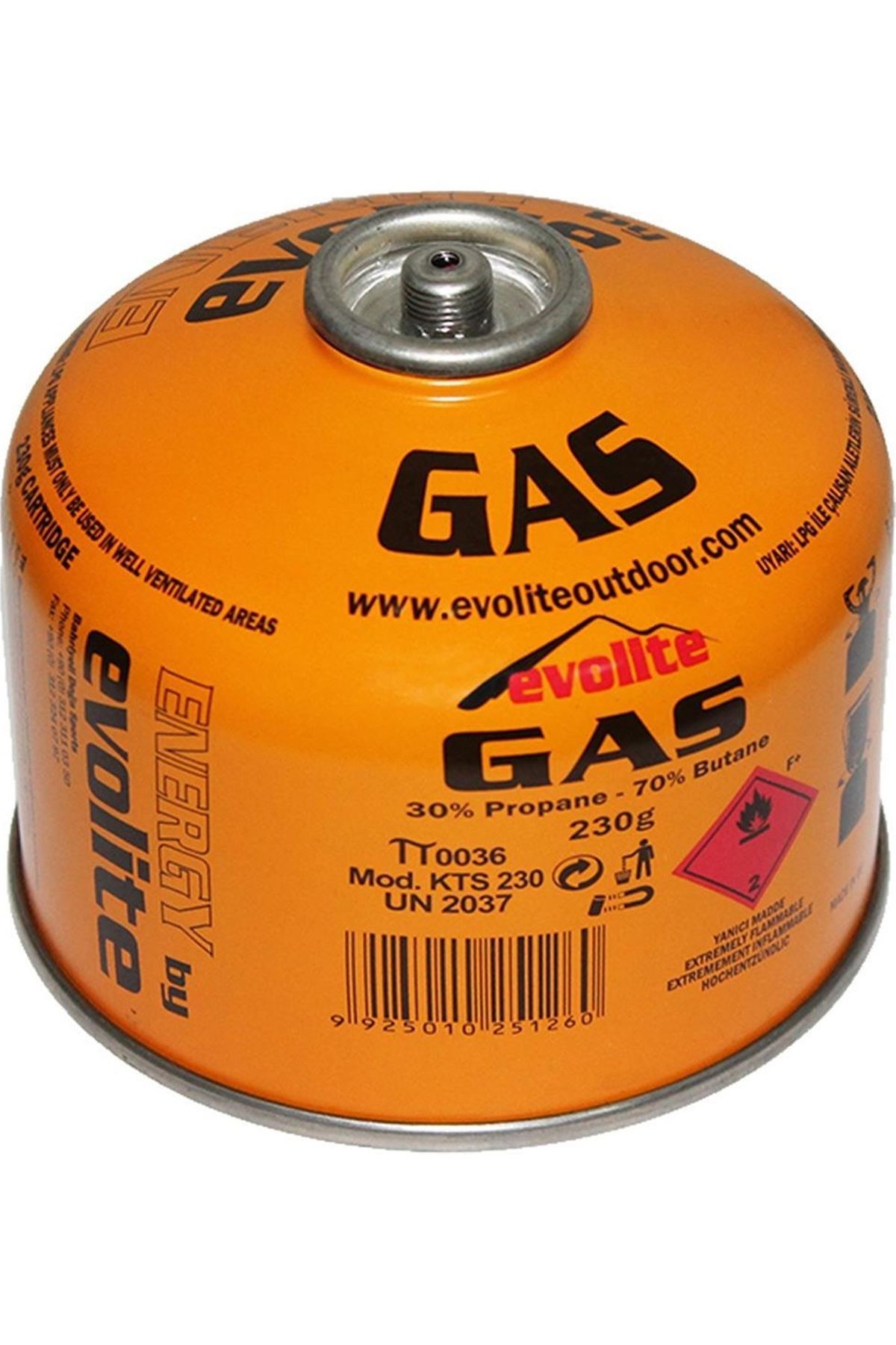 Evolite Butan Playoff Propane 230 Gr Vidalı Kartuş