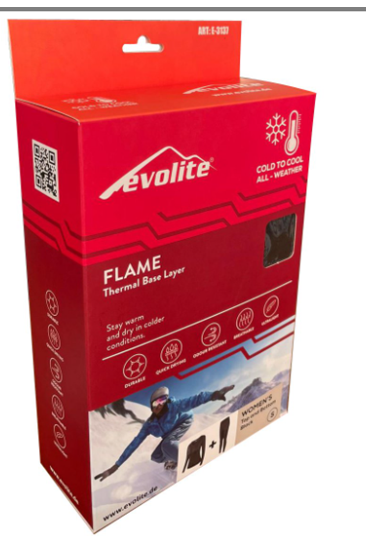 Evolite Woman Playoff Flame Termal İçlik