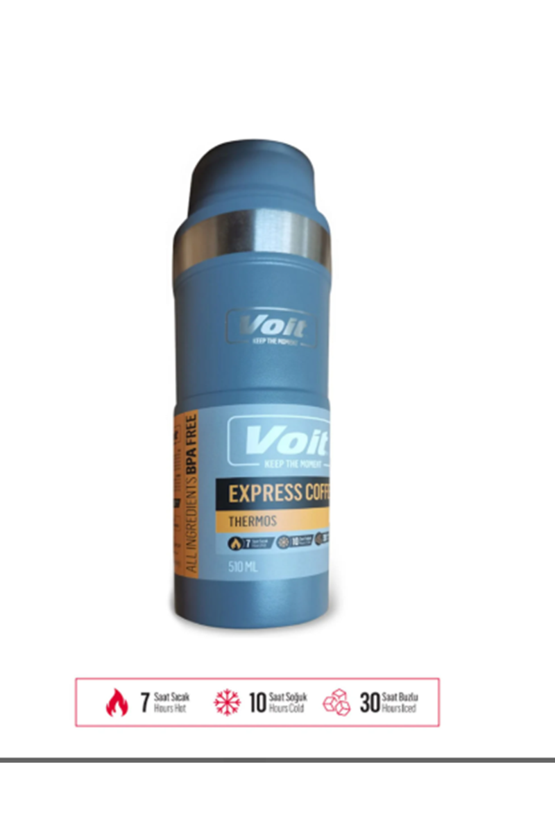 Voıt Express Playoff Coffee Thermos  Gri