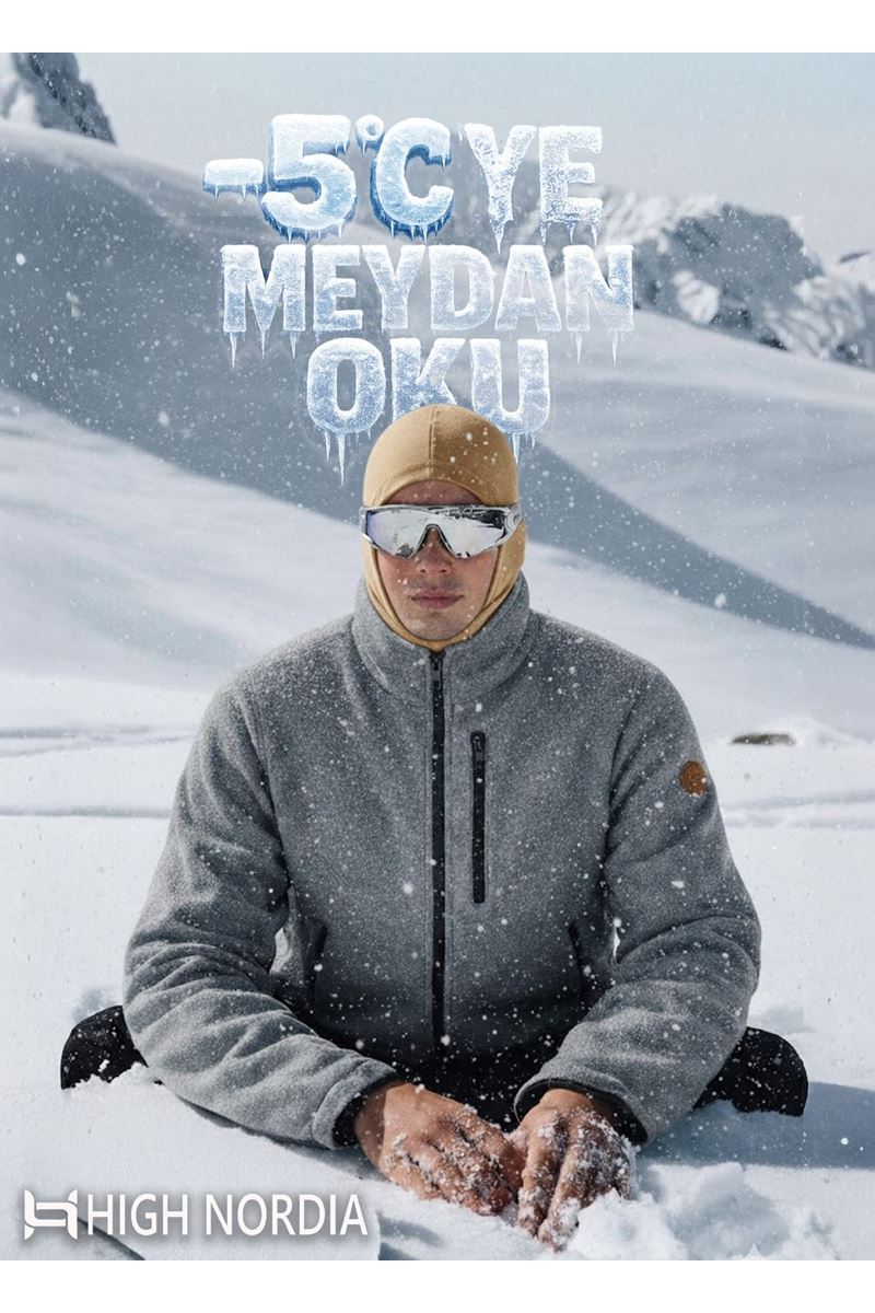 High Nordia Playoff Ever Wool Dış Katman Merino Ceket Gri