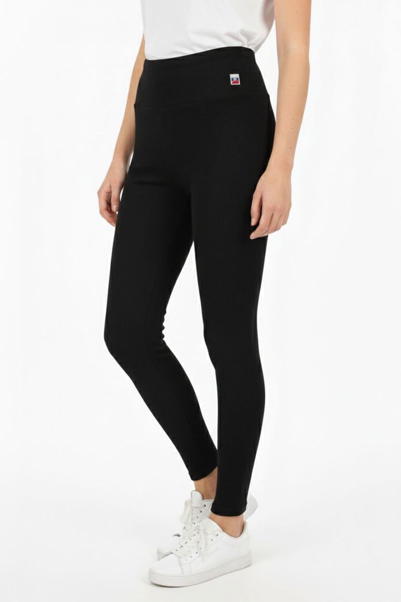 Playoff Kadın Fitilli Tayt Siyah
