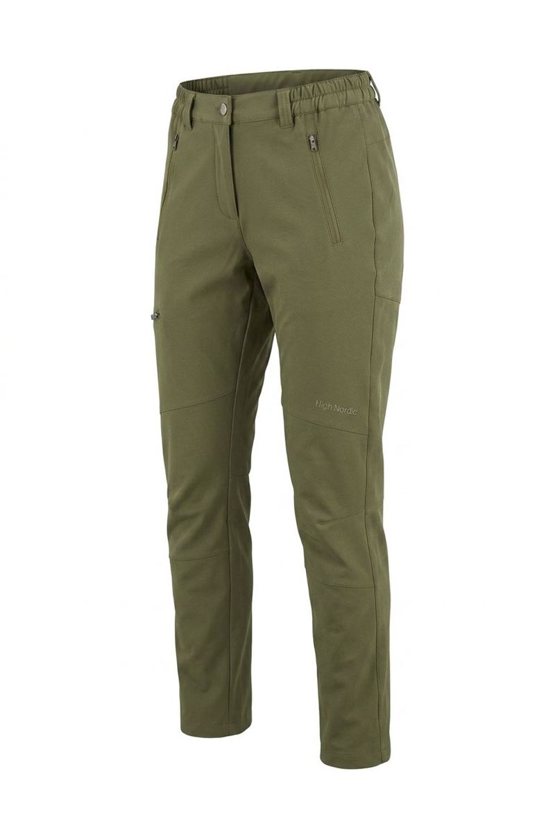 HIGH NORDIA NORTON YAZLIK KADIN PANTOLON HAKİ