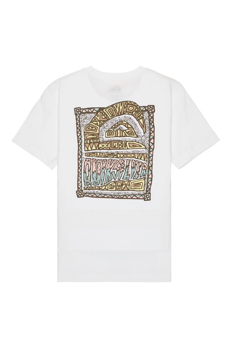 QUIKSILVER HERITAGE SS Bright White - Solid ERKEK ÇOCUK T-SHIRT