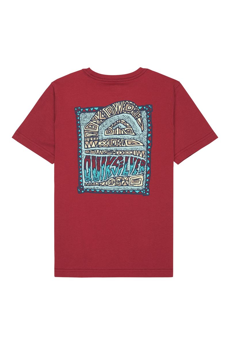 QUIKSILVER HERITAGE SS Burnt Russet - Solid ERKEK ÇOCUK T-SHIRT