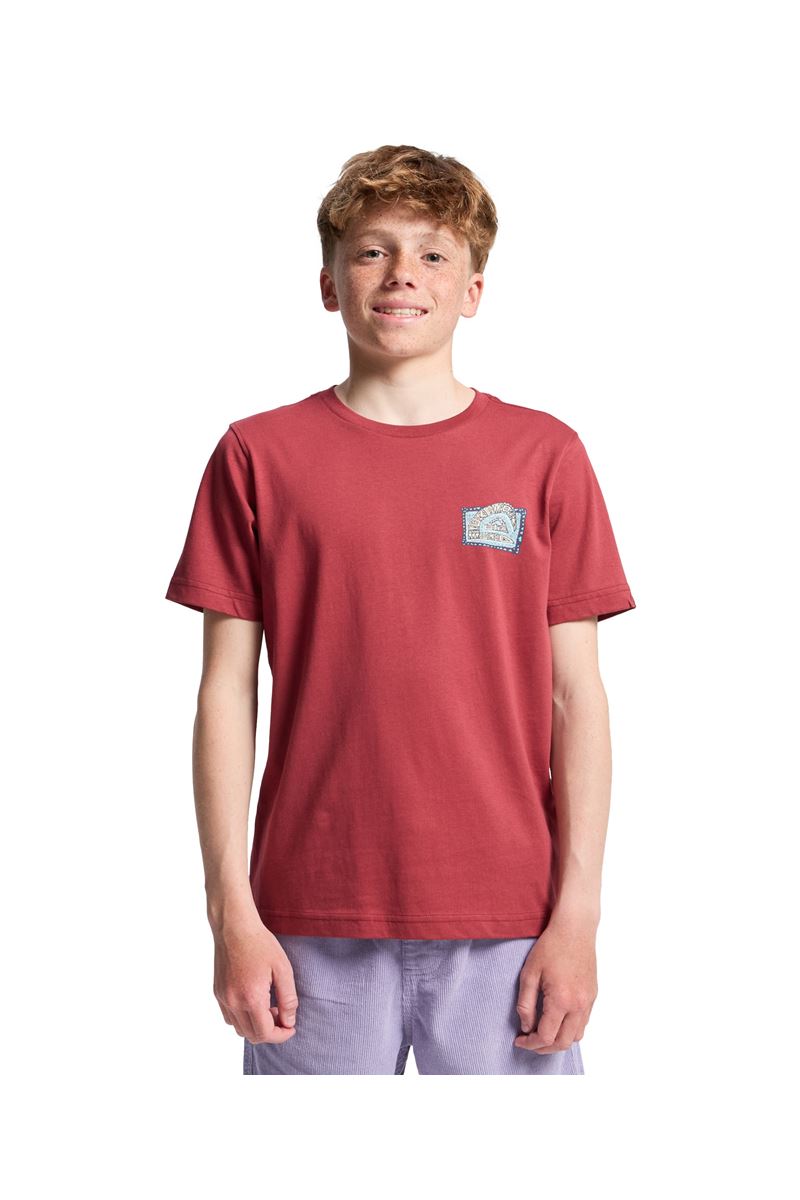QUIKSILVER HERITAGE SS Burnt Russet - Solid ERKEK ÇOCUK T-SHIRT