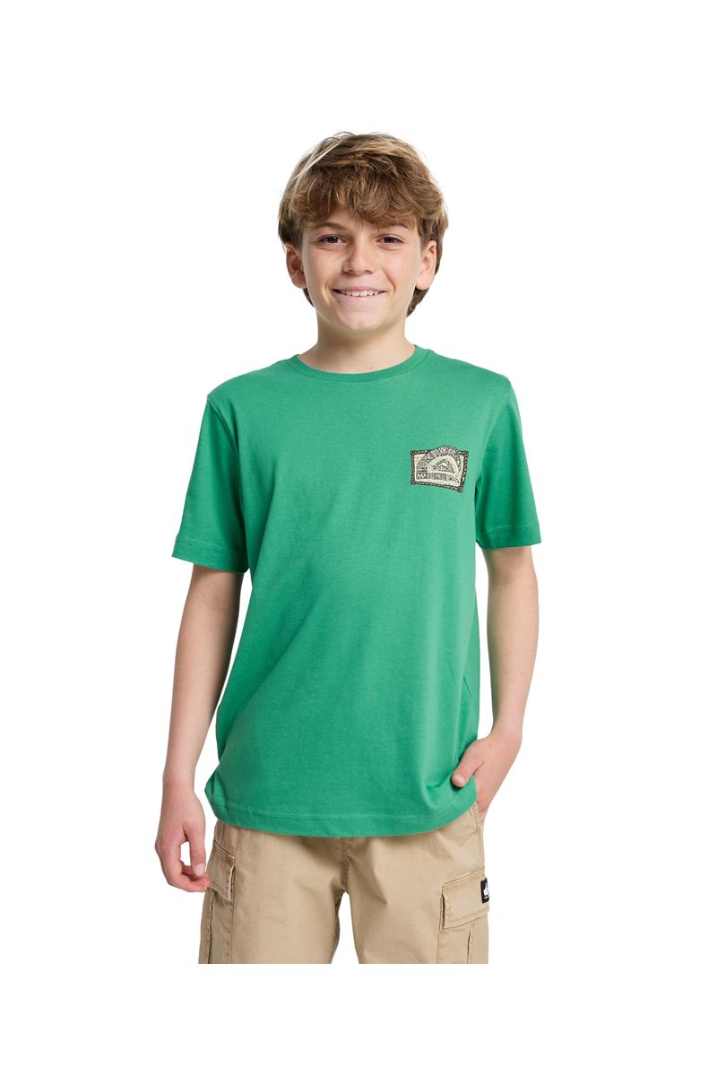 QUIKSILVER HERITAGE SS Leprechaun - Solid ERKEK ÇOCUK T-SHIRT