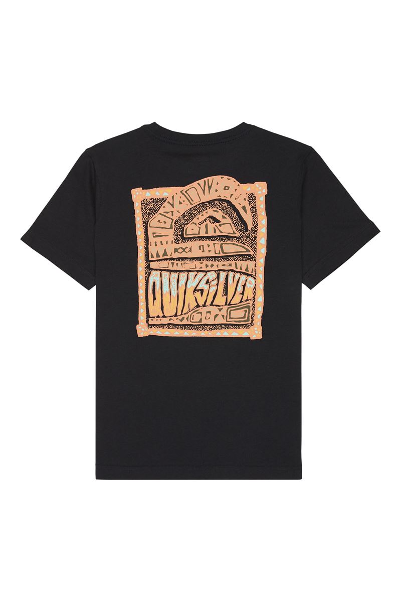 QUIKSILVER HERITAGE SS Anthracite - Solid ERKEK ÇOCUK T-SHIRT