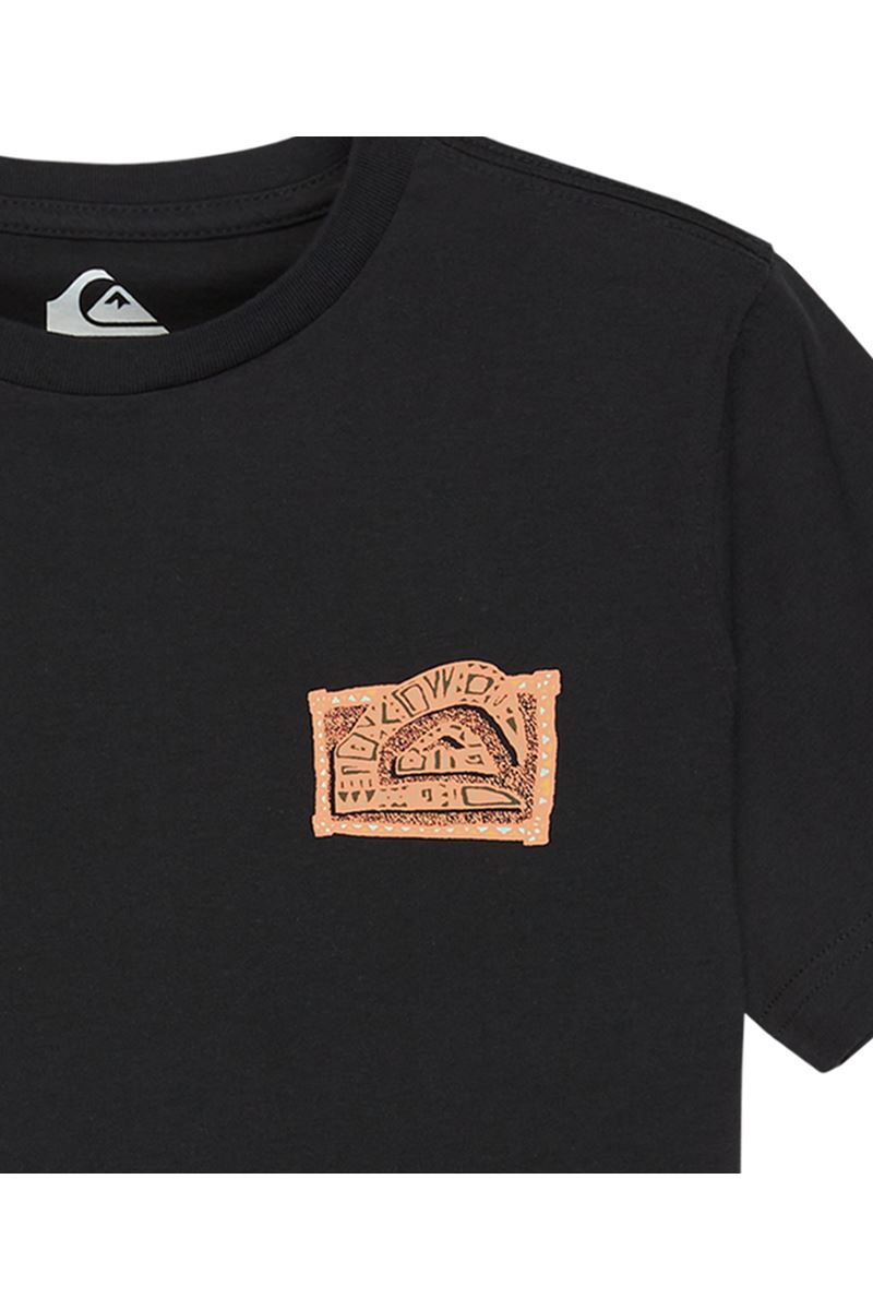 QUIKSILVER HERITAGE SS Anthracite - Solid ERKEK ÇOCUK T-SHIRT