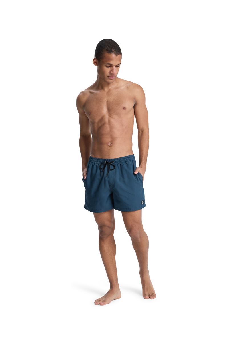 QUIKSILVER DELUXE 15 Total Eclipse - Solid ERKEK VOLLEY SHORT