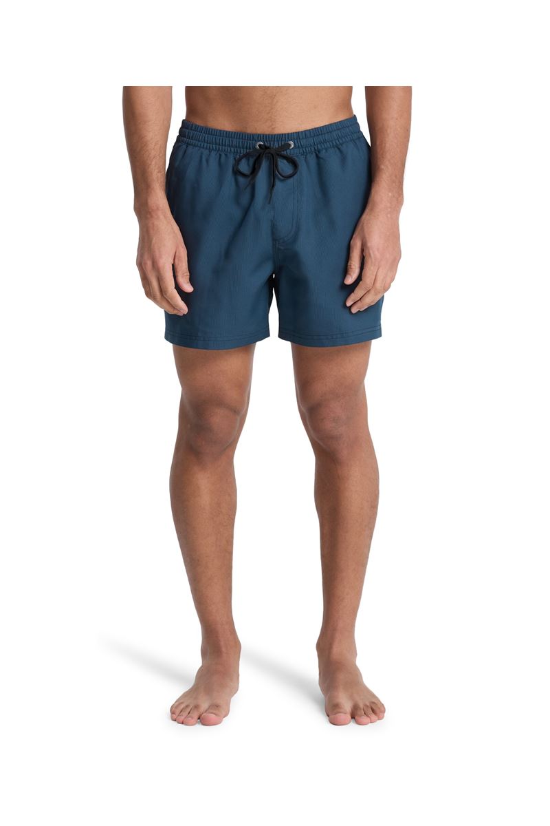 QUIKSILVER DELUXE 15 Total Eclipse - Solid ERKEK VOLLEY SHORT