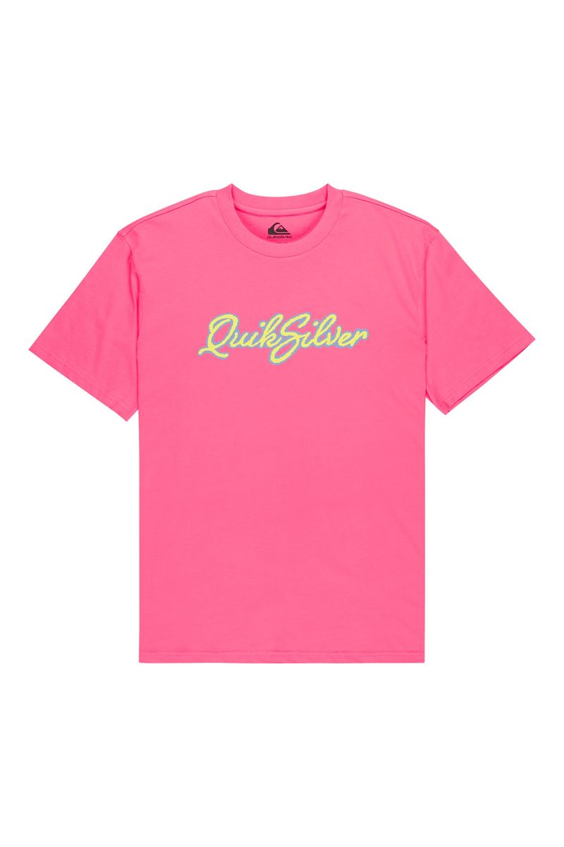 QUIKSILVER MALIBU Pink Lemonade - Solid ERKEK T-SHIRT