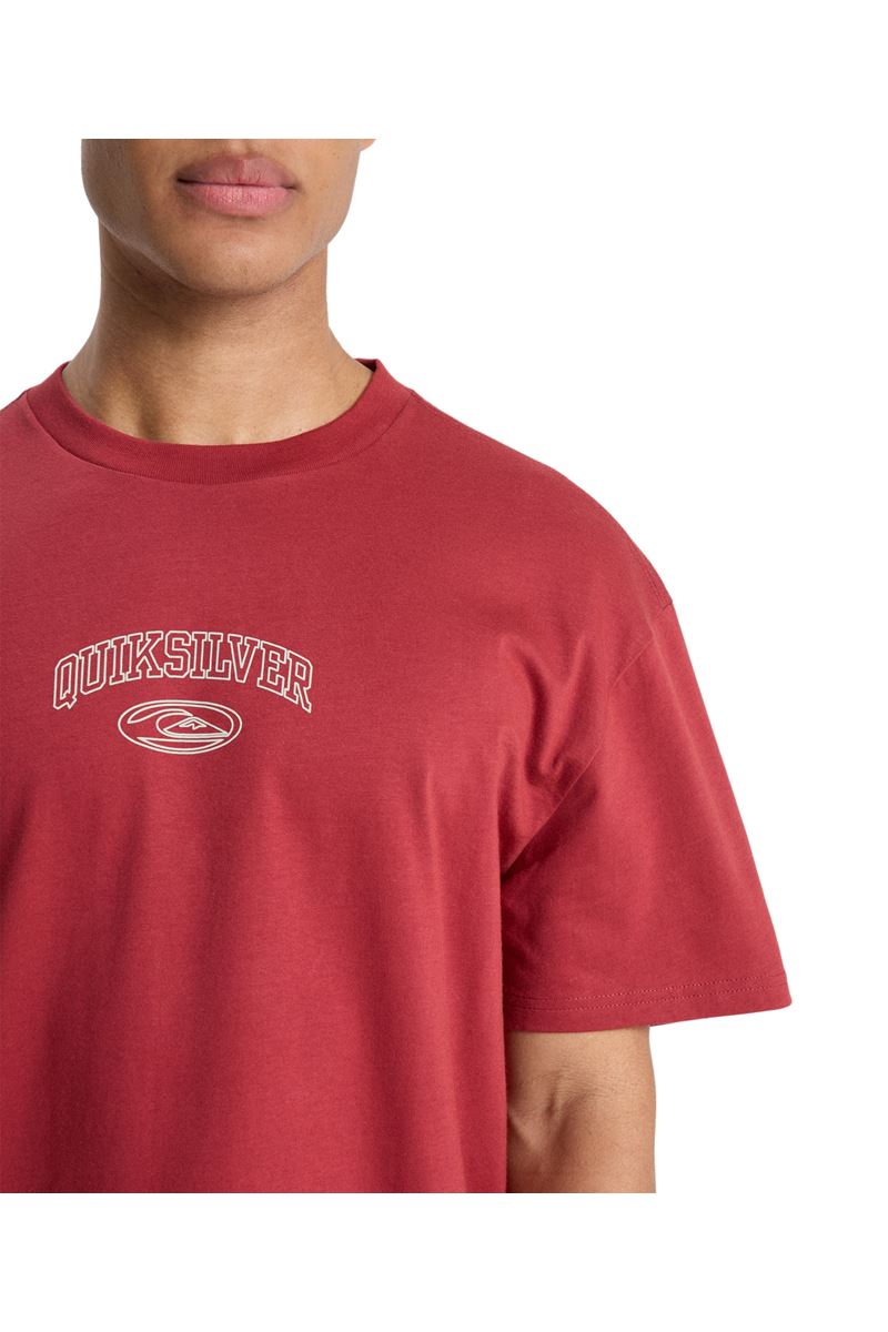 QUIKSILVER LEGACY Burnt Russet - Solid ERKEK T-SHIRT