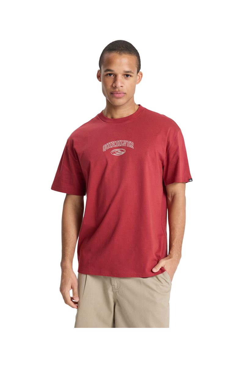 QUIKSILVER LEGACY Burnt Russet - Solid ERKEK T-SHIRT