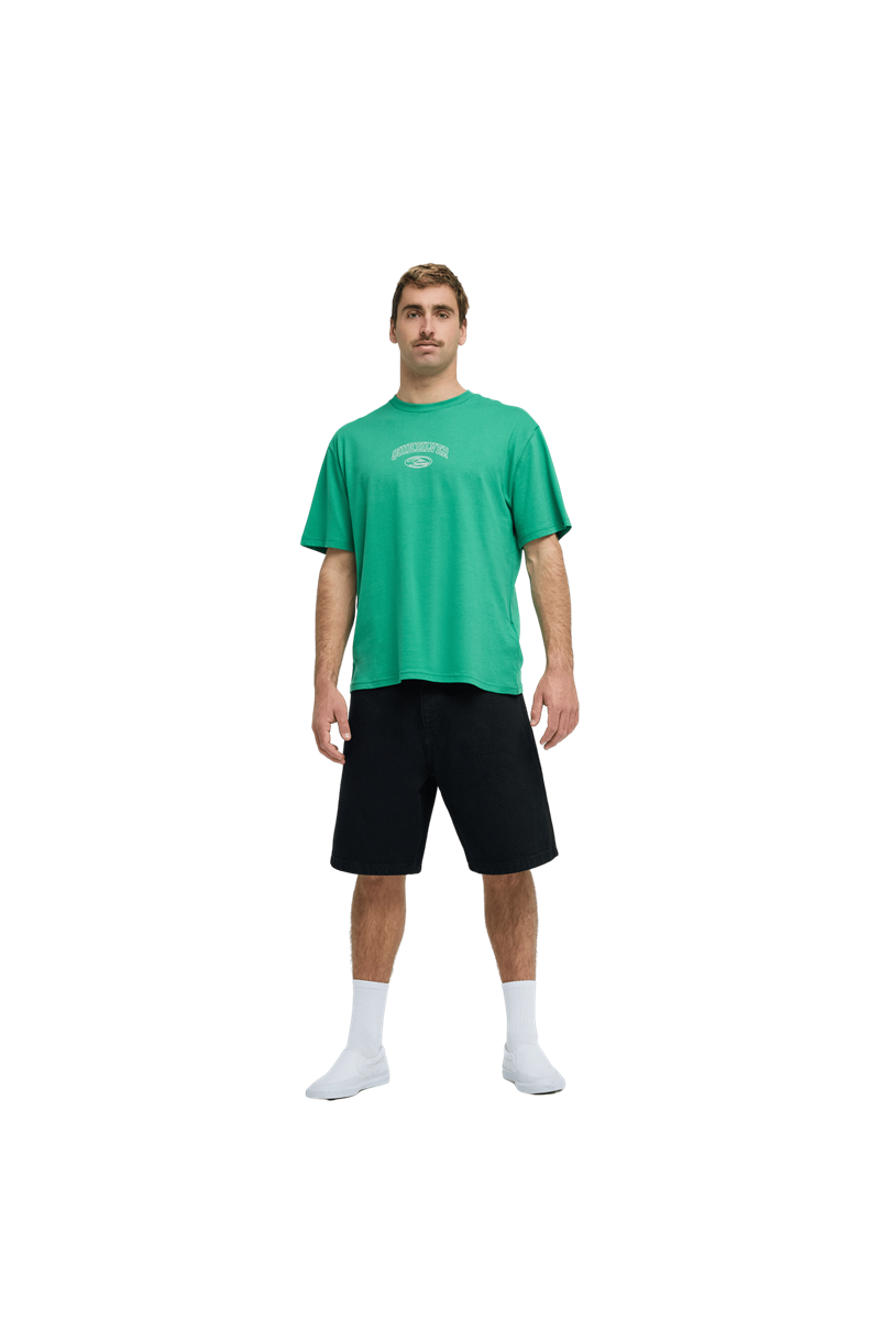 QUIKSILVER HARMONY SPIRAL Leprechaun - Solid ERKEK T-SHIRT