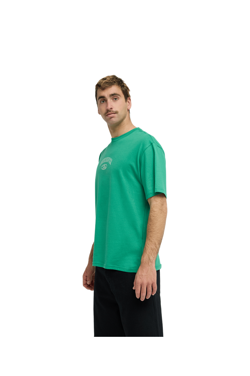 QUIKSILVER HARMONY SPIRAL Leprechaun - Solid ERKEK T-SHIRT