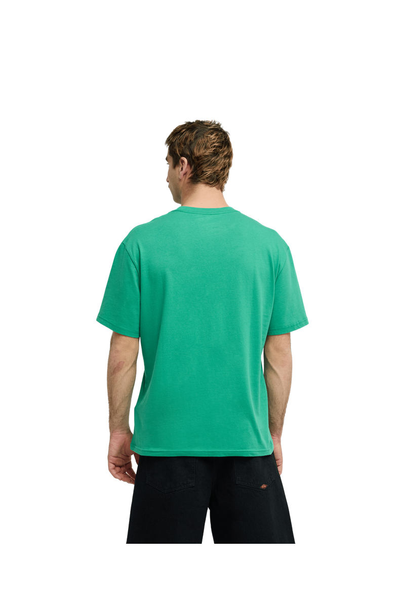 QUIKSILVER HARMONY SPIRAL Leprechaun - Solid ERKEK T-SHIRT