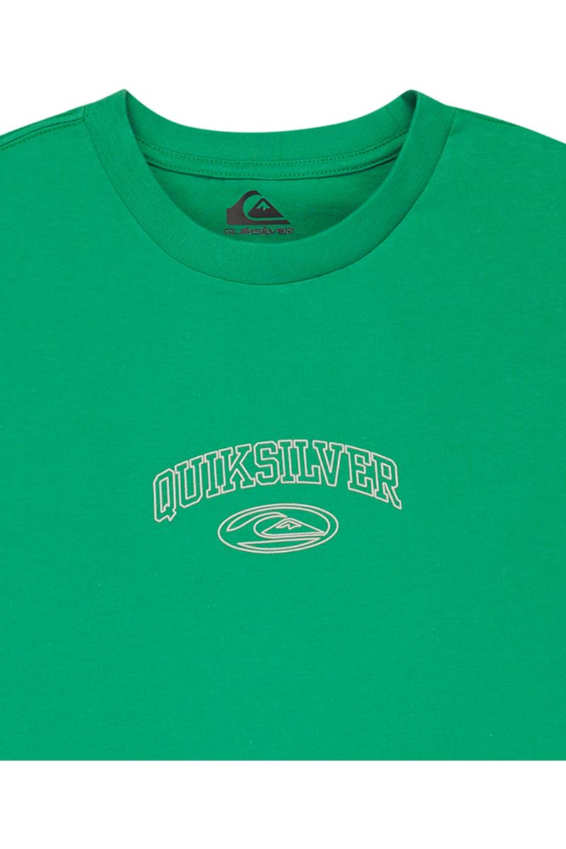 QUIKSILVER HARMONY SPIRAL Leprechaun - Solid ERKEK T-SHIRT