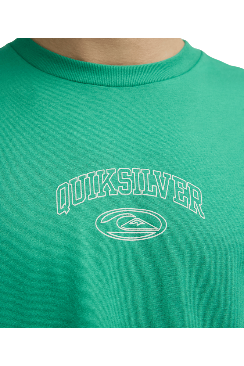 QUIKSILVER HARMONY SPIRAL Leprechaun - Solid ERKEK T-SHIRT