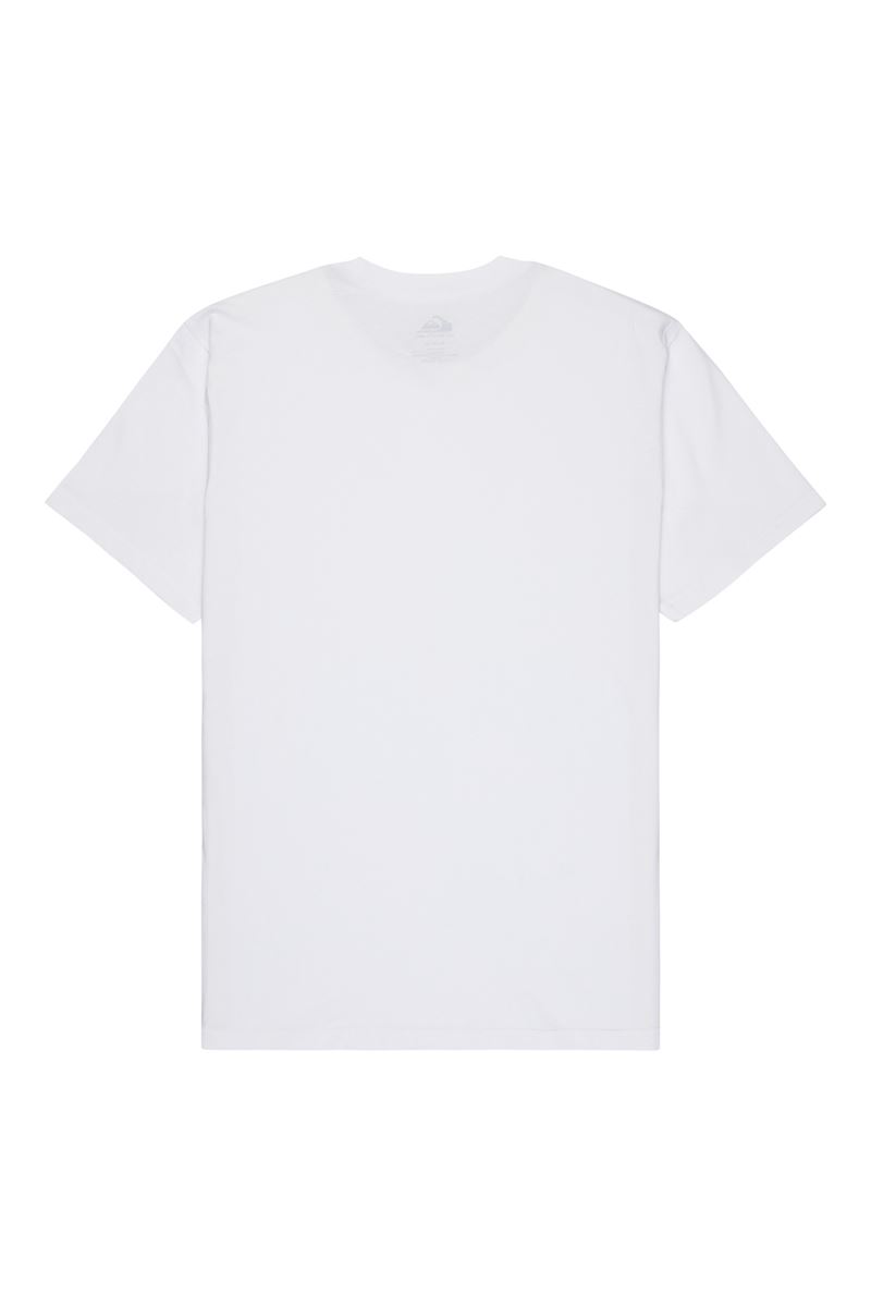 QUIKSILVER EV MINI LOGO Bright White - Solid ERKEK T-SHIRT