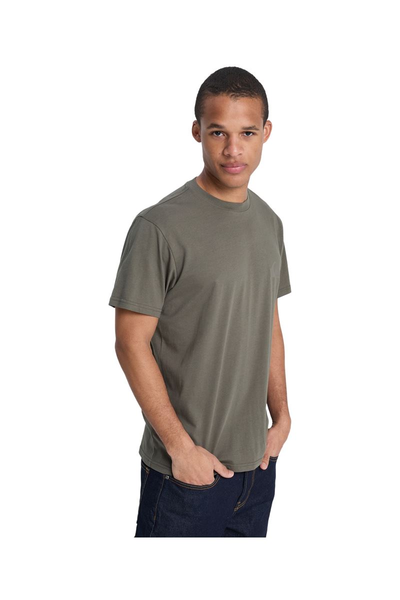 QUIKSILVER EV MINI LOGO Iris Leaf - Solid ERKEK T-SHIRT