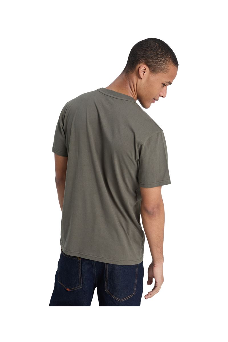 QUIKSILVER EV MINI LOGO Iris Leaf - Solid ERKEK T-SHIRT