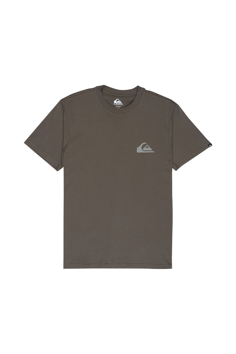 QUIKSILVER EV MINI LOGO Iris Leaf - Solid ERKEK T-SHIRT