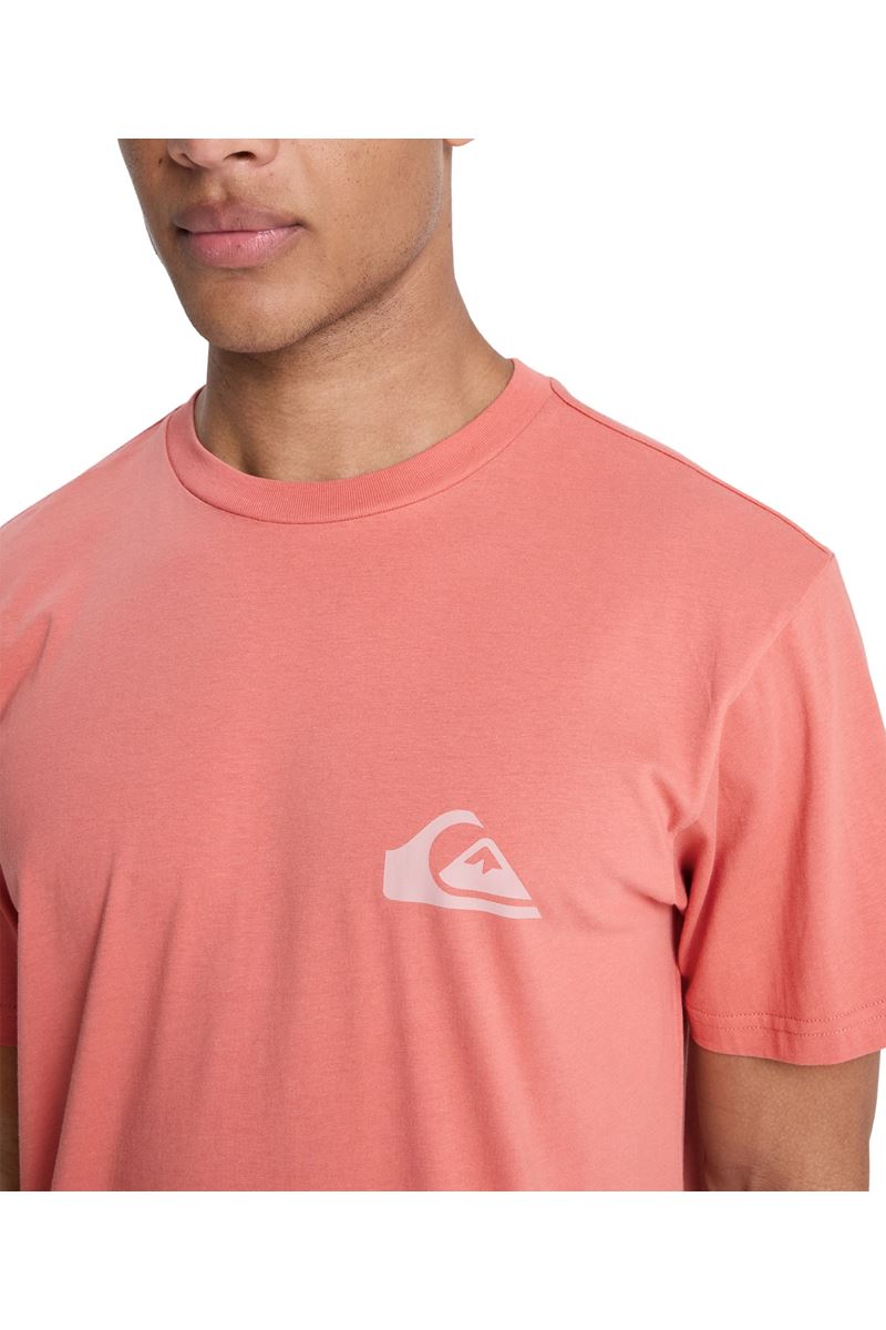 QUIKSILVER EV MINI LOGO Desert Sand - Solid ERKEK T-SHIRT