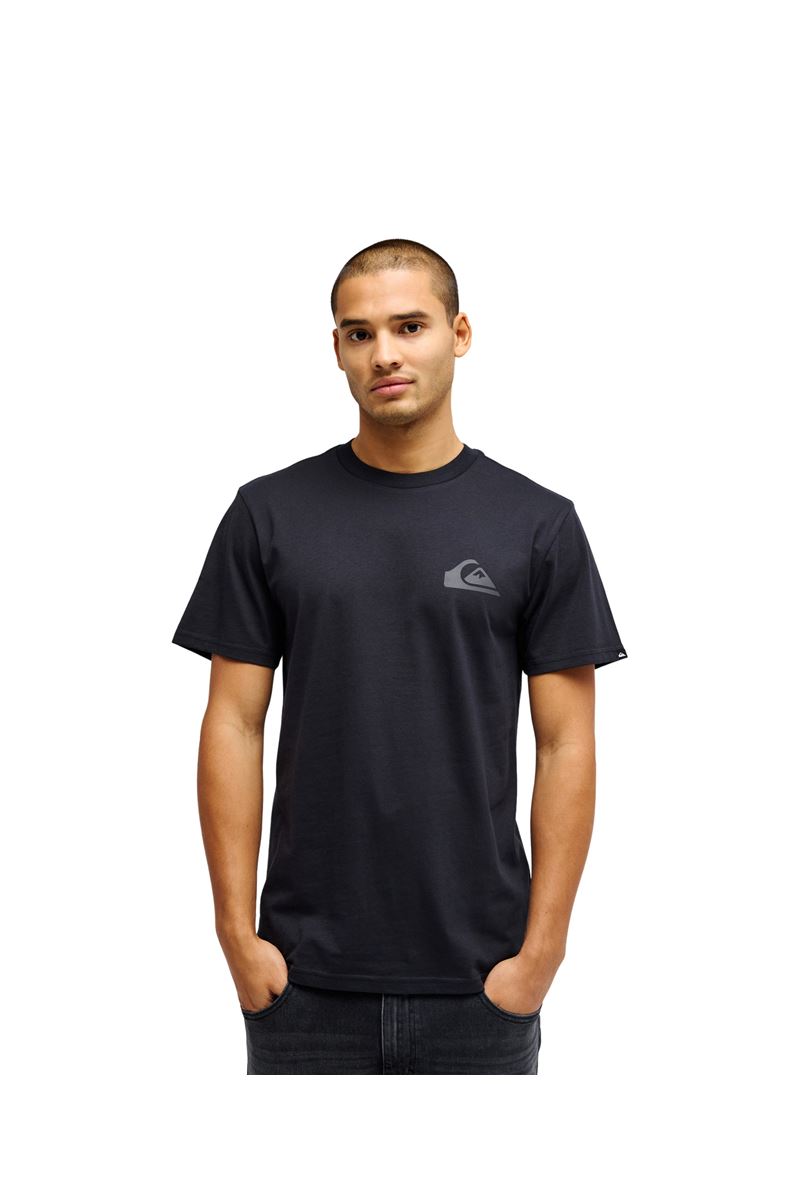 QUIKSILVER EV MINI LOGO Anthracite - Solid ERKEK T-SHIRT