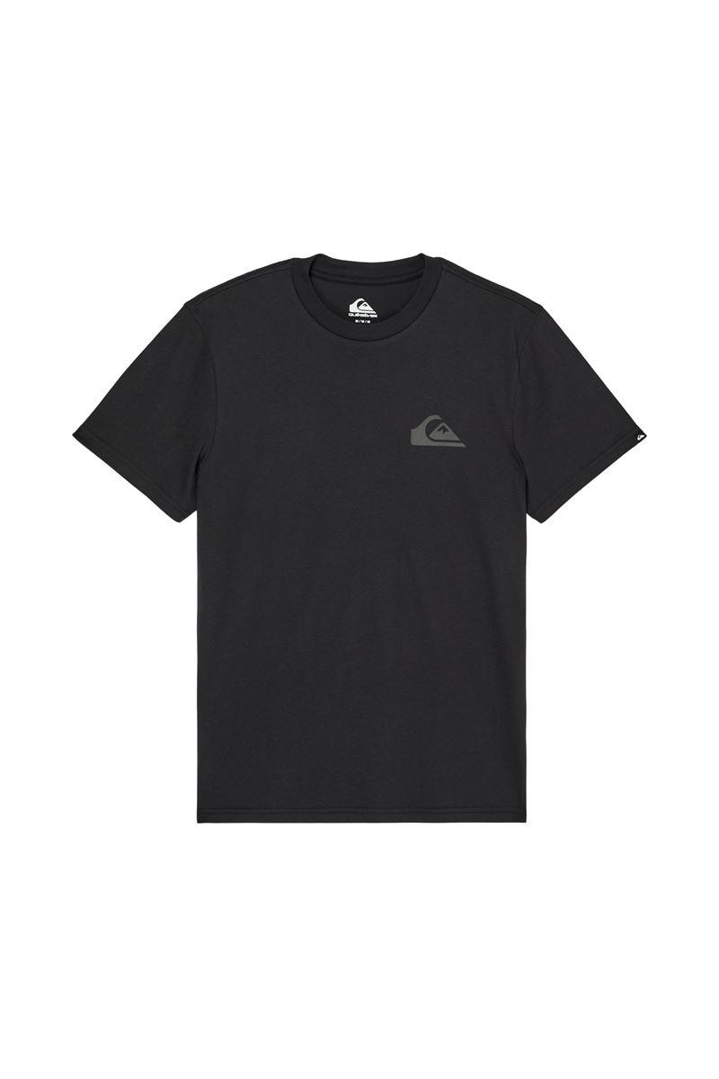 QUIKSILVER EV MINI LOGO Anthracite - Solid ERKEK T-SHIRT