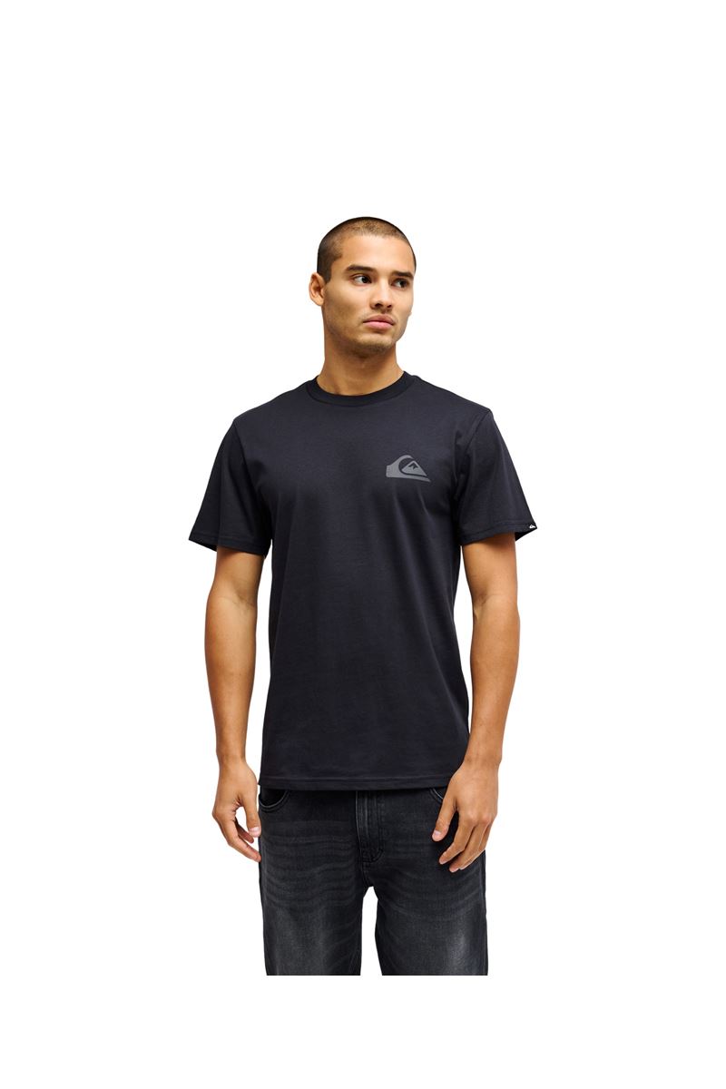 QUIKSILVER EV MINI LOGO Anthracite - Solid ERKEK T-SHIRT