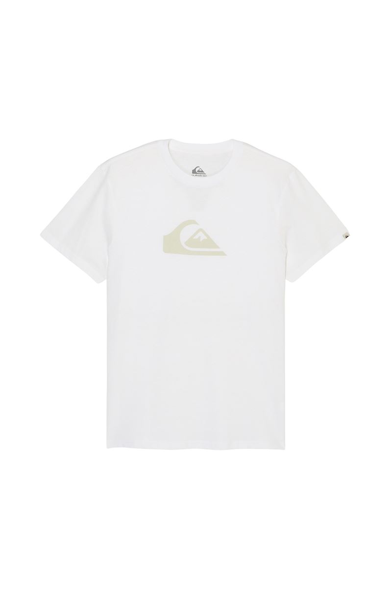 QUIKSILVER EV COMP LOGO Bright White - Solid ERKEK T-SHIRT