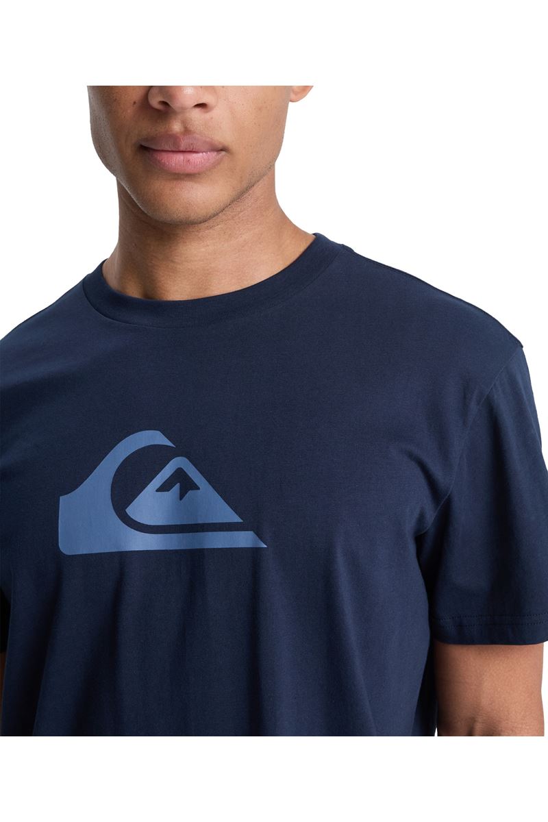 QUIKSILVER EV COMP LOGO Total Eclipse - Solid ERKEK T-SHIRT