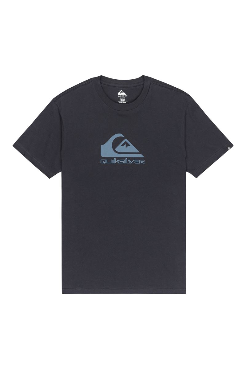 QUIKSILVER EV COMP LOGO Total Eclipse - Solid ERKEK T-SHIRT