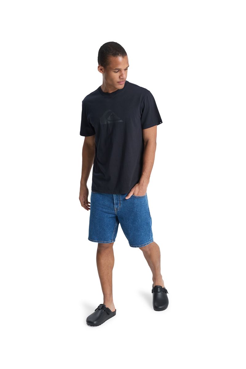 QUIKSILVER EV COMP LOGO Anthracite - Solid ERKEK T-SHIRT