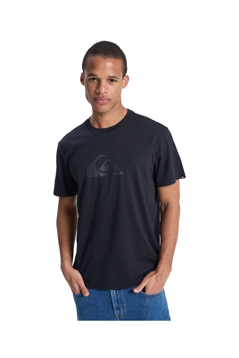 QUIKSILVER EV COMP LOGO Anthracite - Solid ERKEK T-SHIRT