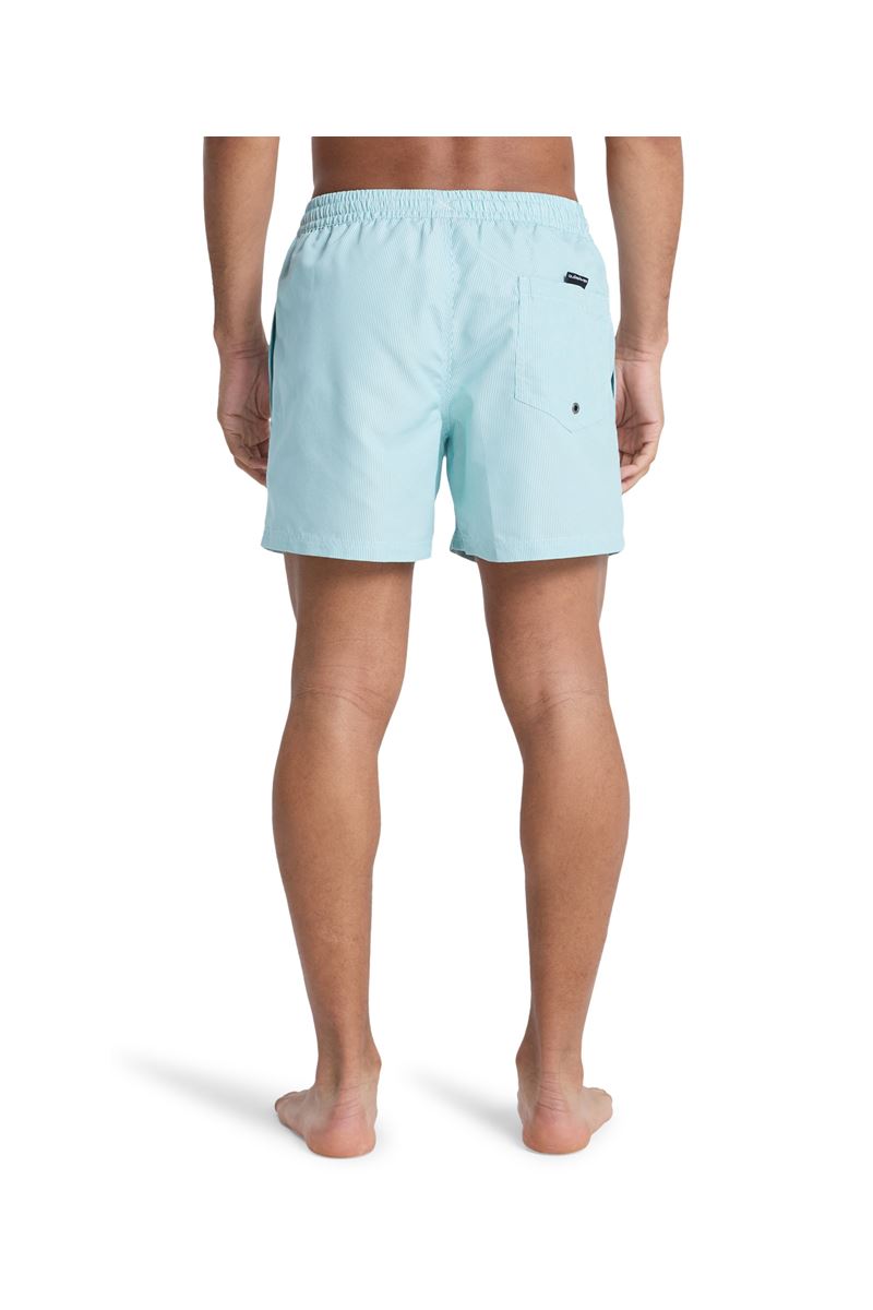 QUIKSILVER DELUXE 15 Aqua - Solid ERKEK VOLLEY SHORT