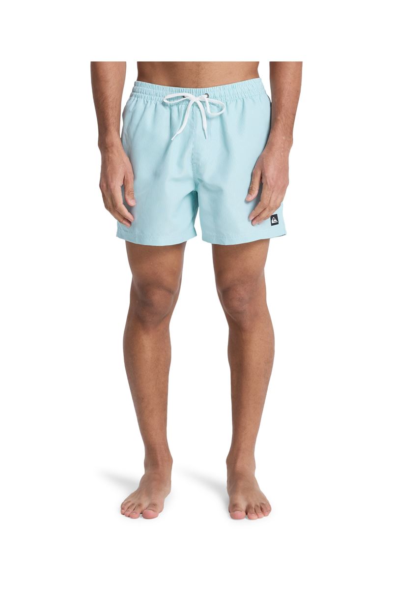 QUIKSILVER DELUXE 15 Aqua - Solid ERKEK VOLLEY SHORT