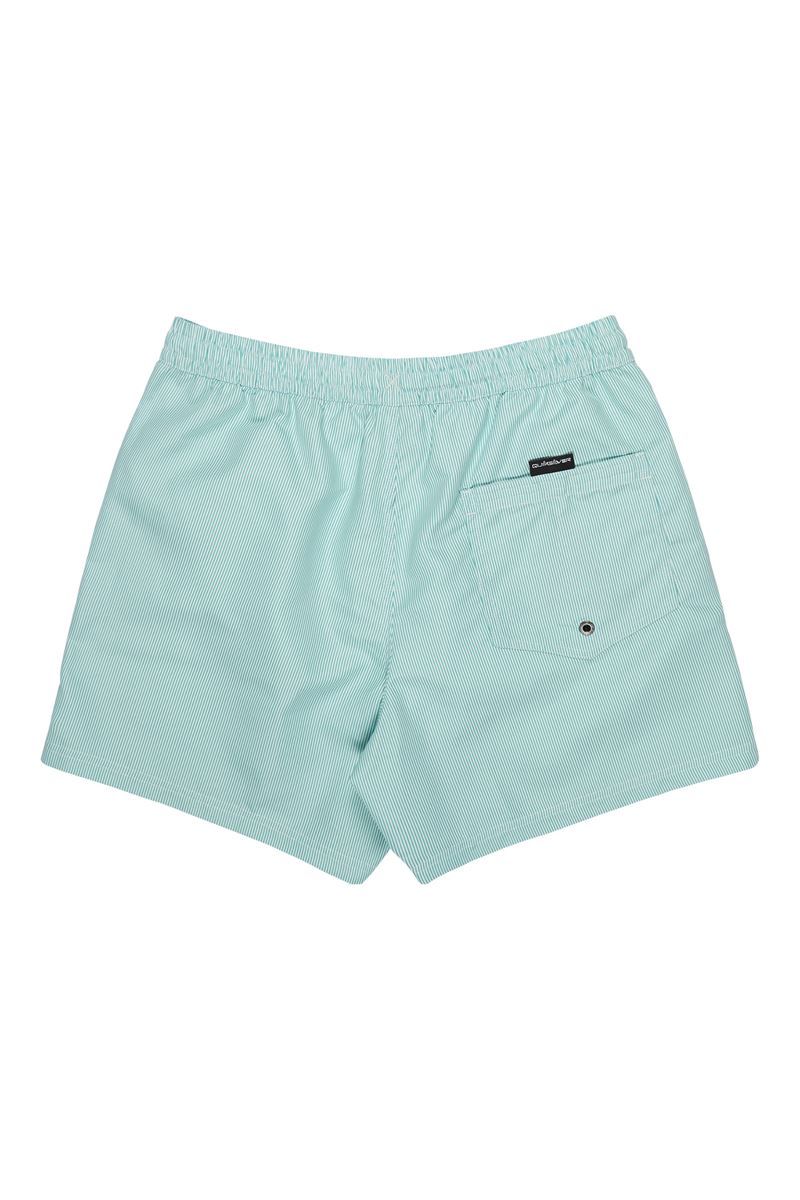 QUIKSILVER DELUXE 15 Aqua - Solid ERKEK VOLLEY SHORT