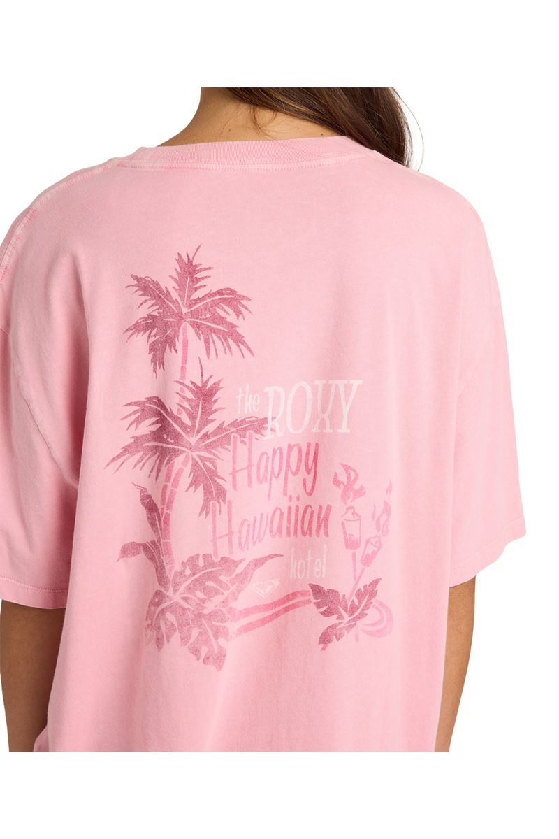 ROXY TALLOVERSIZE WA Sachet Pink - Solid KADIN T-SHIRT