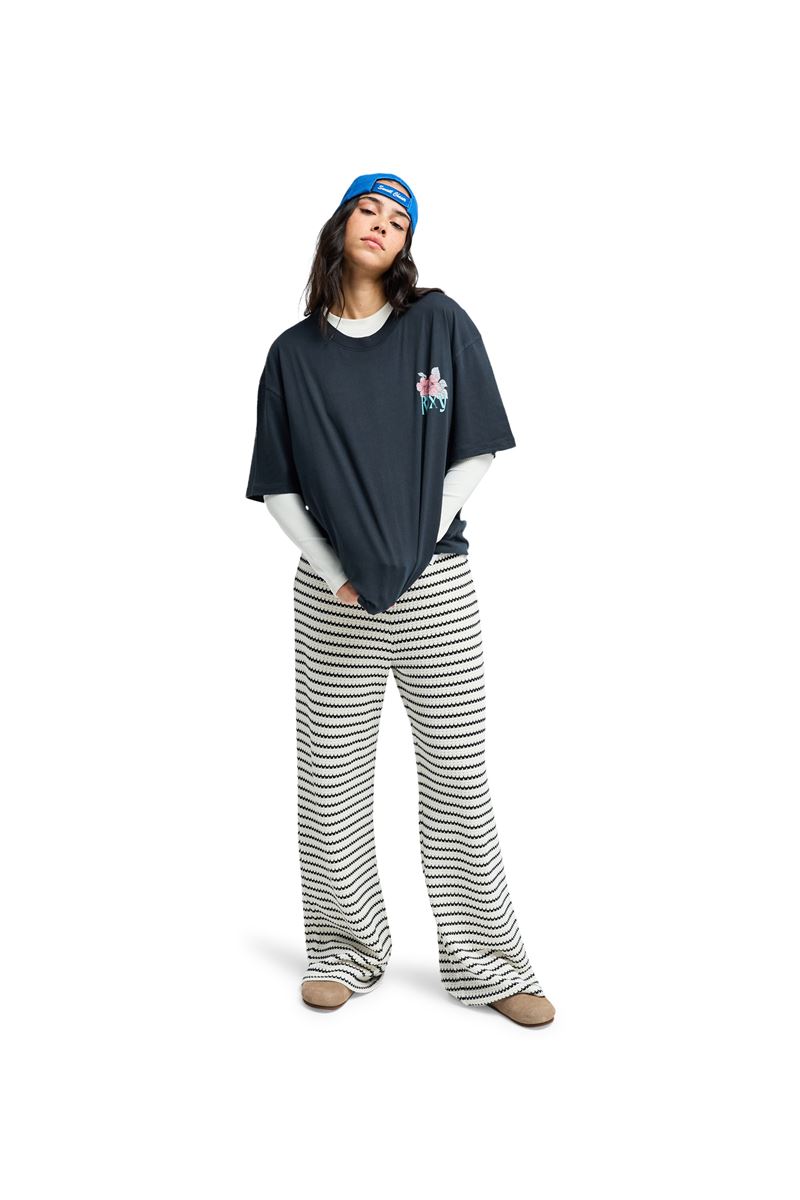 ROXY TALLOVERSIZE WA Anthracite - Solid KADIN T-SHIRT