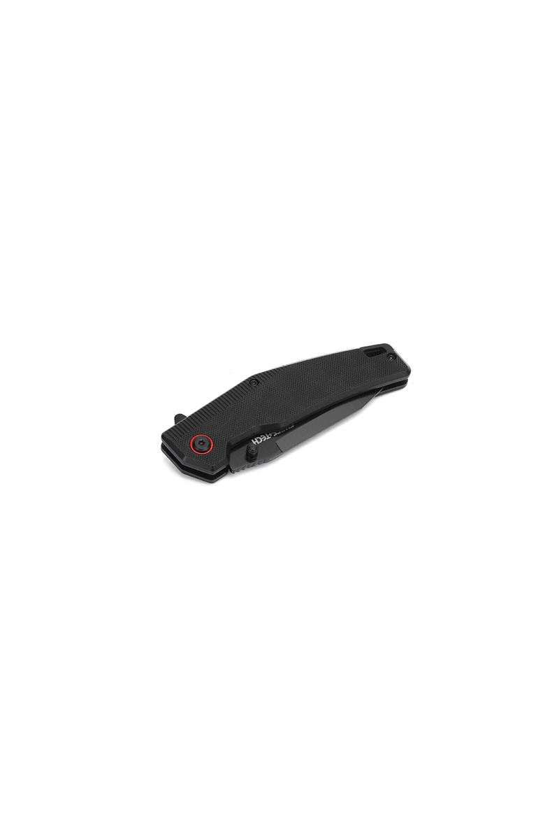 Swiss+Tech G10 Folding Knife-Black TiNi ST014002
