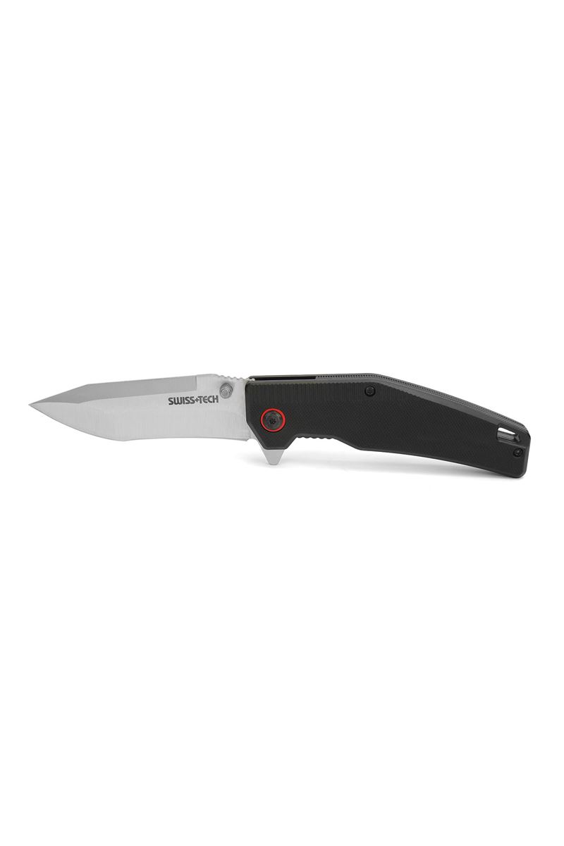 Swiss+Tech G10 Folding Knife-Satin Polish ST014001