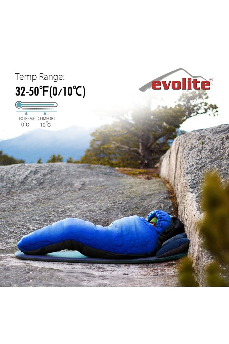 Evolite Alfa Playoff Pro 0°C Mumya Tipi Uyku Tulumu