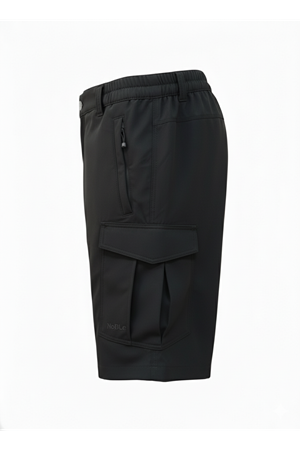 Noble Plus Playoff Erkek Şort Kapaklı Cep Siyah