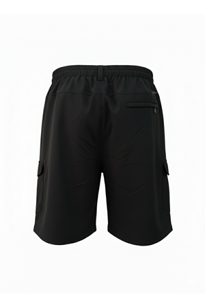 Noble Plus Playoff Erkek Şort Kapaklı Cep Siyah