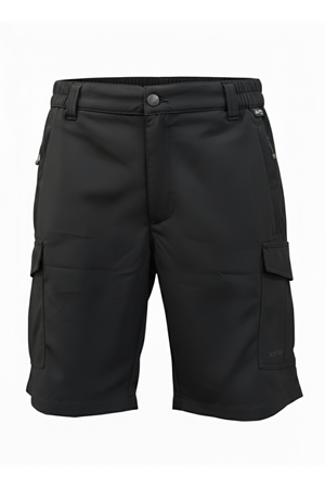 Noble Plus Playoff Erkek Şort Kapaklı Cep Siyah